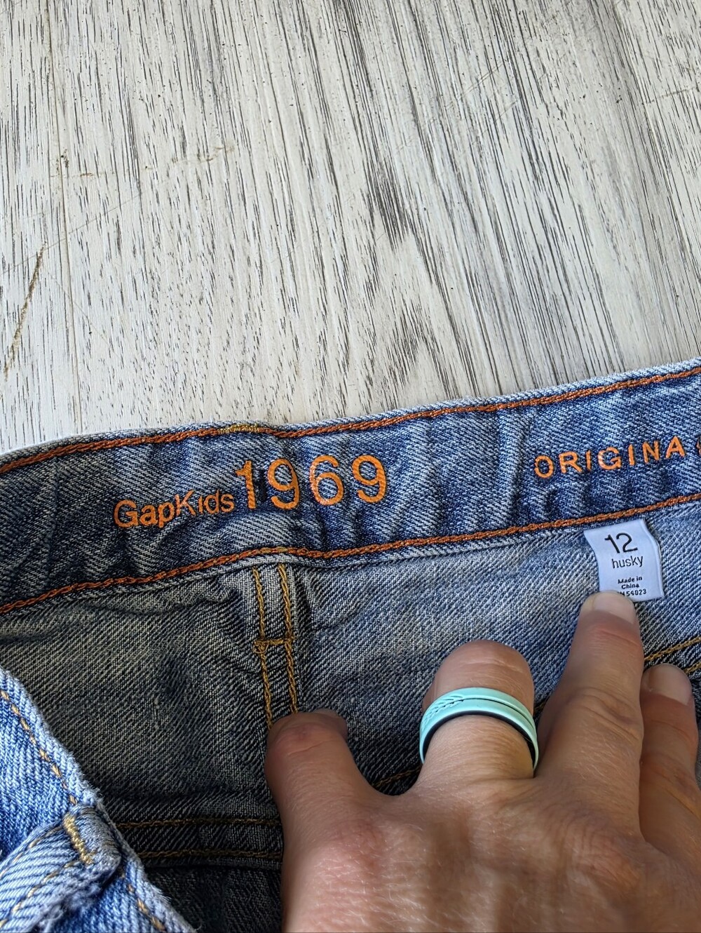 Gap Kids 1969 Boys 12 Husky Jeans Original Fit - Picture 3 of 10